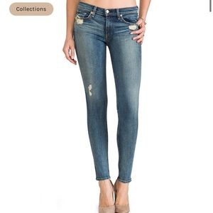 Rag & Bone size 24 skinny destroyed jeans